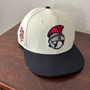 New Era 9Fifty Rome Braves Adult White Baseball Cap 20th anniversary NWOT